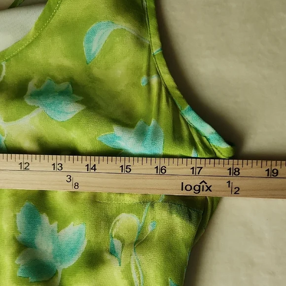 R.J. Collection Lined Floral Maxi Dress Women's Size 10 - Picture 7 of 8